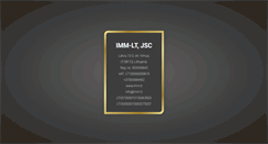 Desktop Screenshot of imm.lt