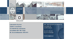 Desktop Screenshot of imm.ch