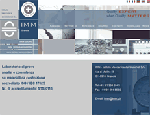 Tablet Screenshot of imm.ch